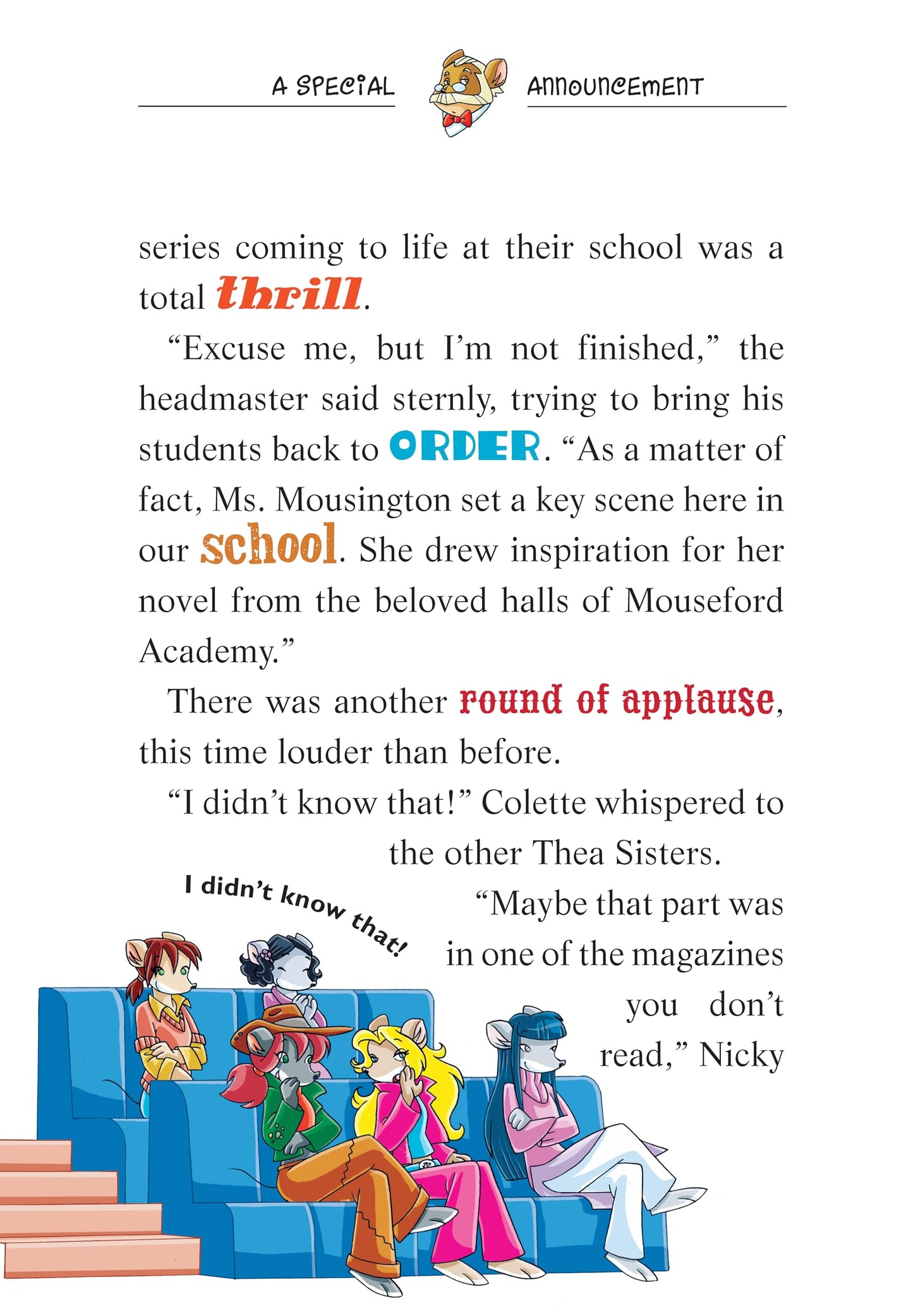 Thea Stilton Mouseford Academy: Lights Camera Action! [Jan 01, 2016] Stilton, Thea