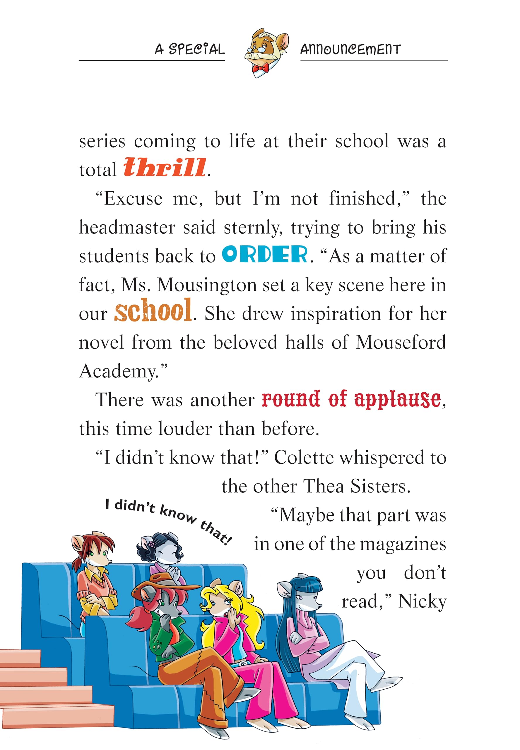 Thea Stilton Mouseford Academy: Lights Camera Action! [Jan 01, 2016] Stilton, Thea