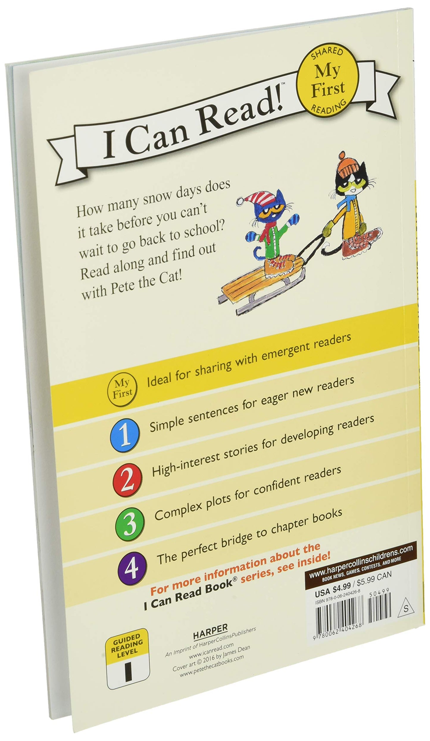 Pete the Cat: Snow Daze: A Winter Story for Children (Ages 4-8) (My First I Can Read)