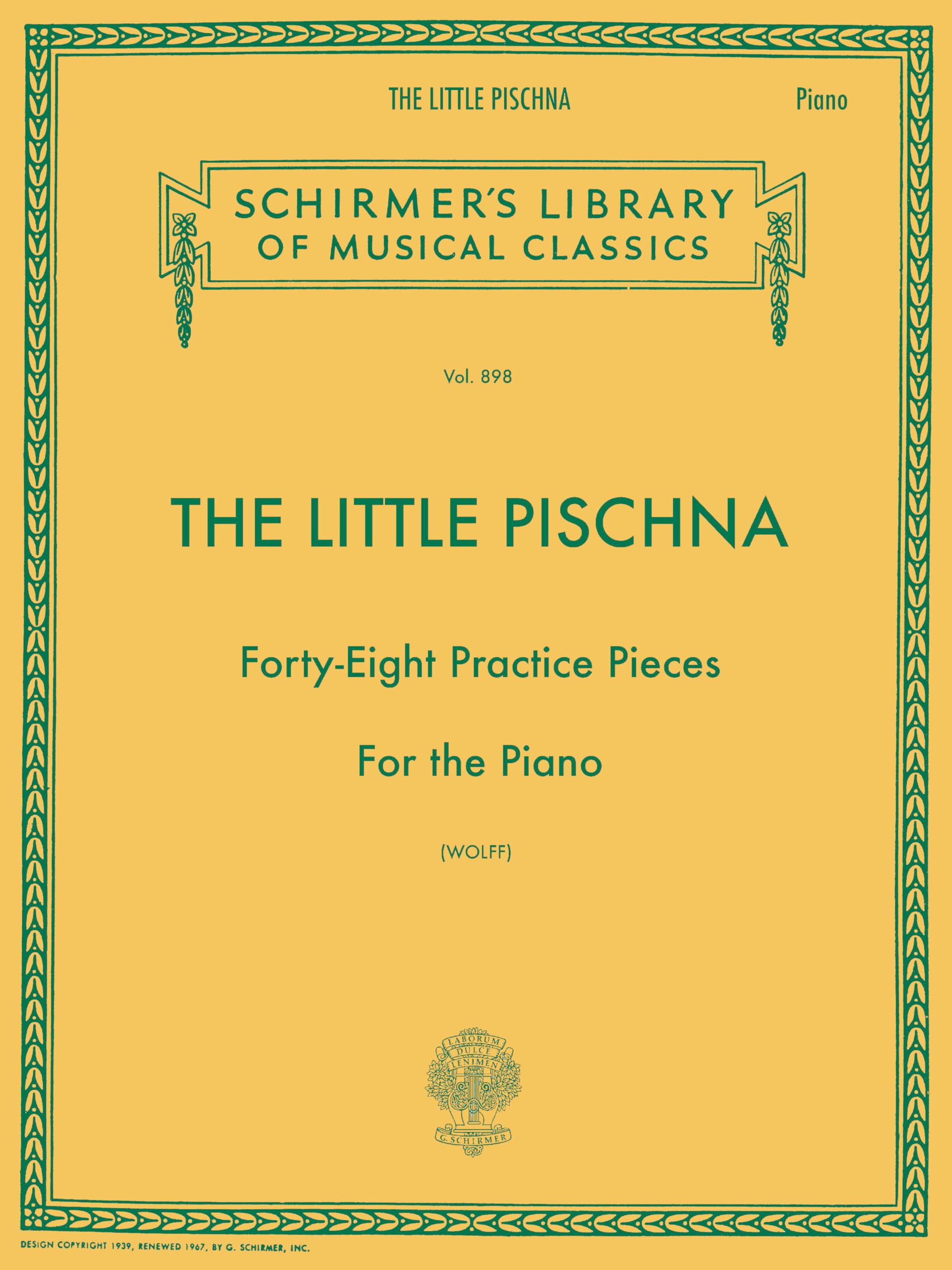 Little Pischna (48 Practice Pieces): Schirmer Library of Classics Volume 898 Piano Solo