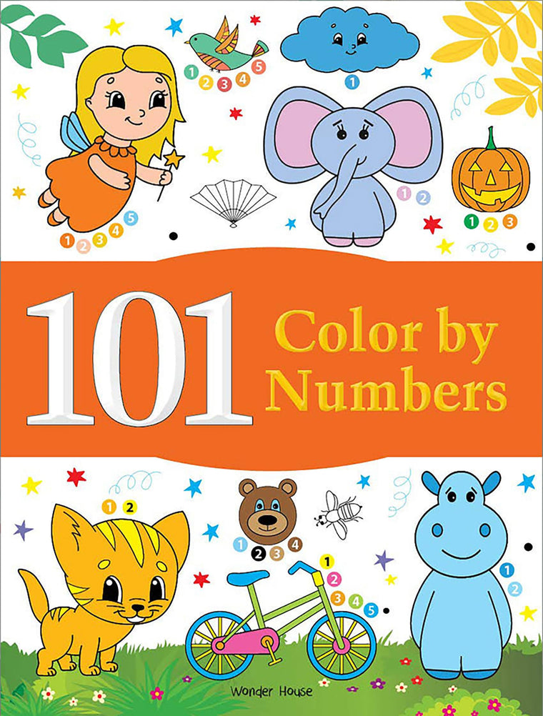 101 Color By Numbers: Fun Activity Book For Children (101 Fun Activities)