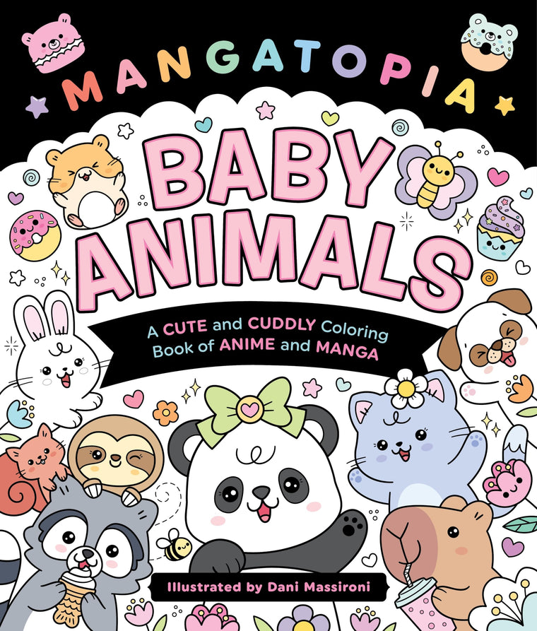 Mangatopia: Baby Animals: A Cute and Cuddly Coloring Book