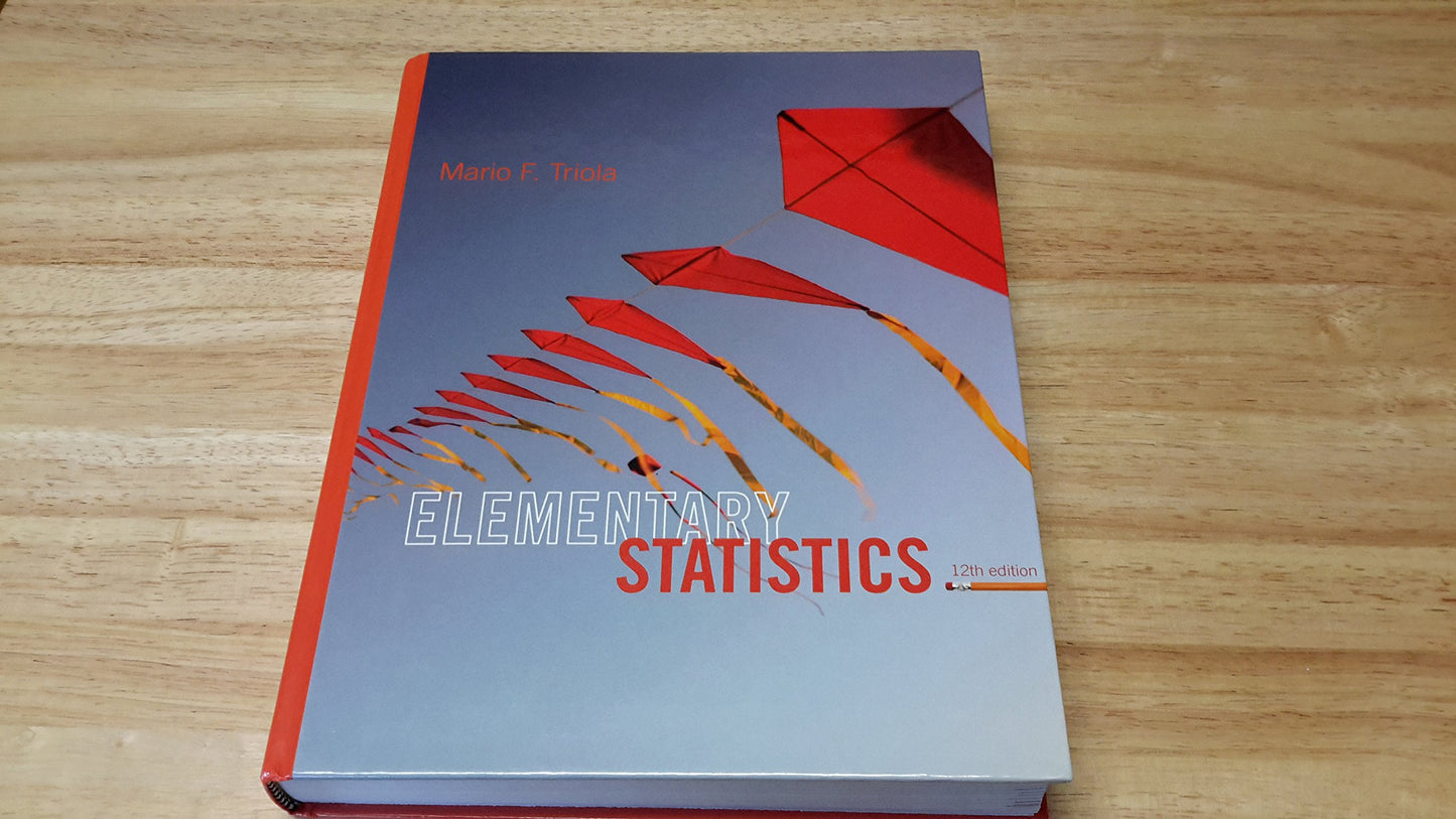 Elementary Statistics (12th Edition) by Triola, Mario F.