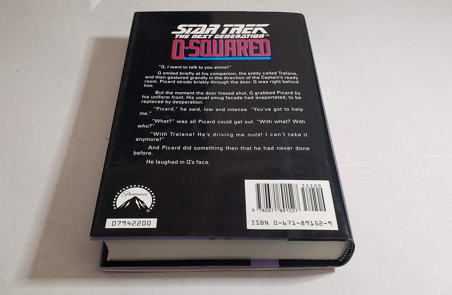 Q-Squared (Star Trek: The Next Generation) by David, Peter