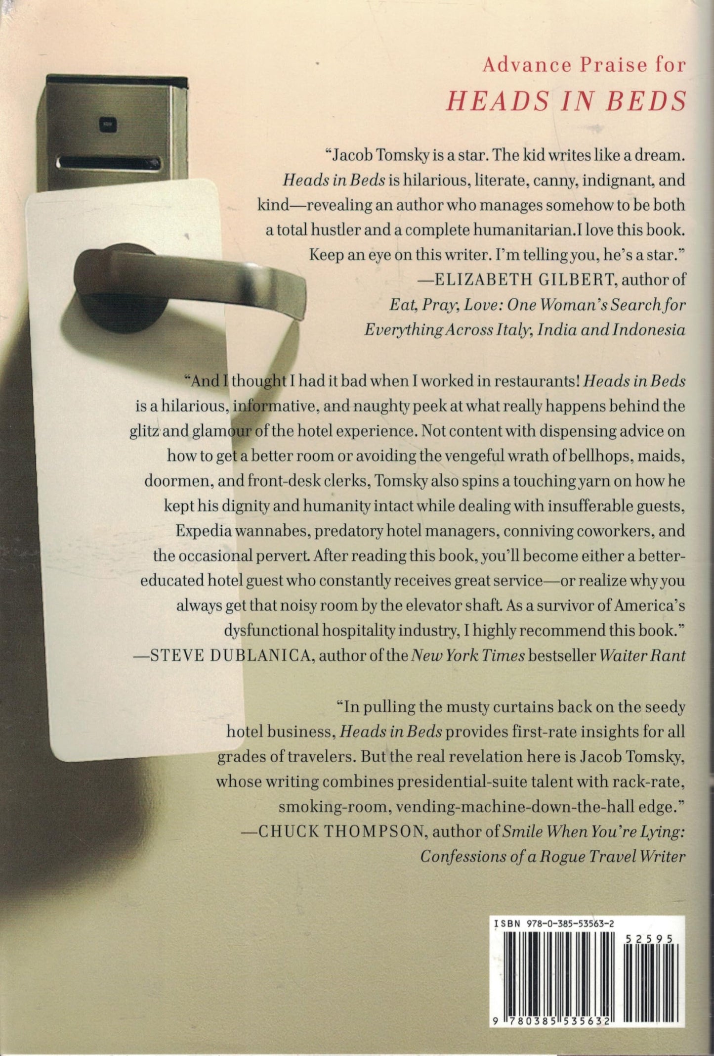 Heads in Beds: A Reckless Memoir of Hotels, Hustles, and So-Called Hospitality