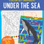 Color-By-Number! Under The Sea (50 Unique, One -Sided Designs)