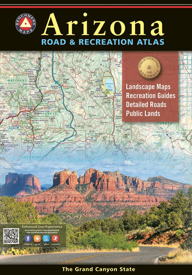 Arizona Road & Recreation Atlas - 13th Edition, 2024 (Benchmark Road & Recreation Atlases)
