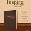 Inspire Catholic Bible NLT (LeatherLike, Dark Brown): The Bible for Coloring & Creative Journaling