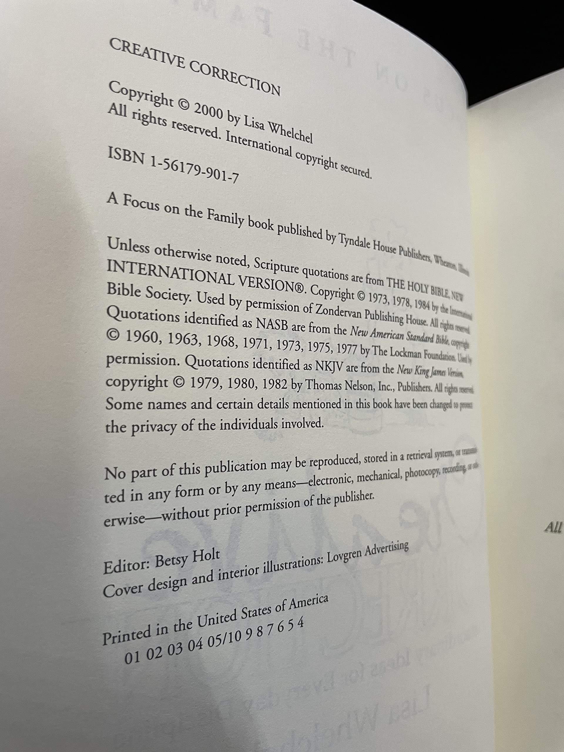 Creative Correction (Focus on the Family Book)