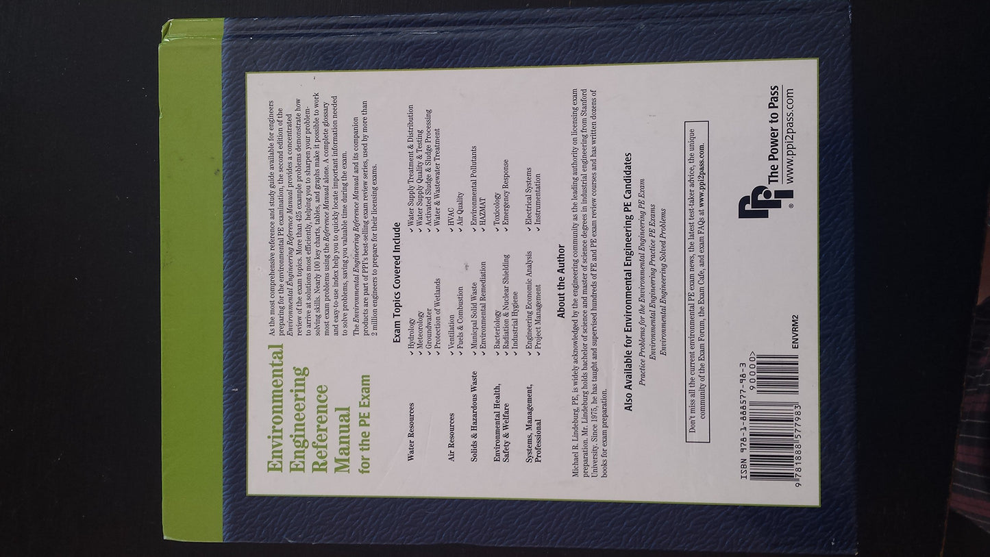 Environmental Engineering Reference Manual, 2nd Ed