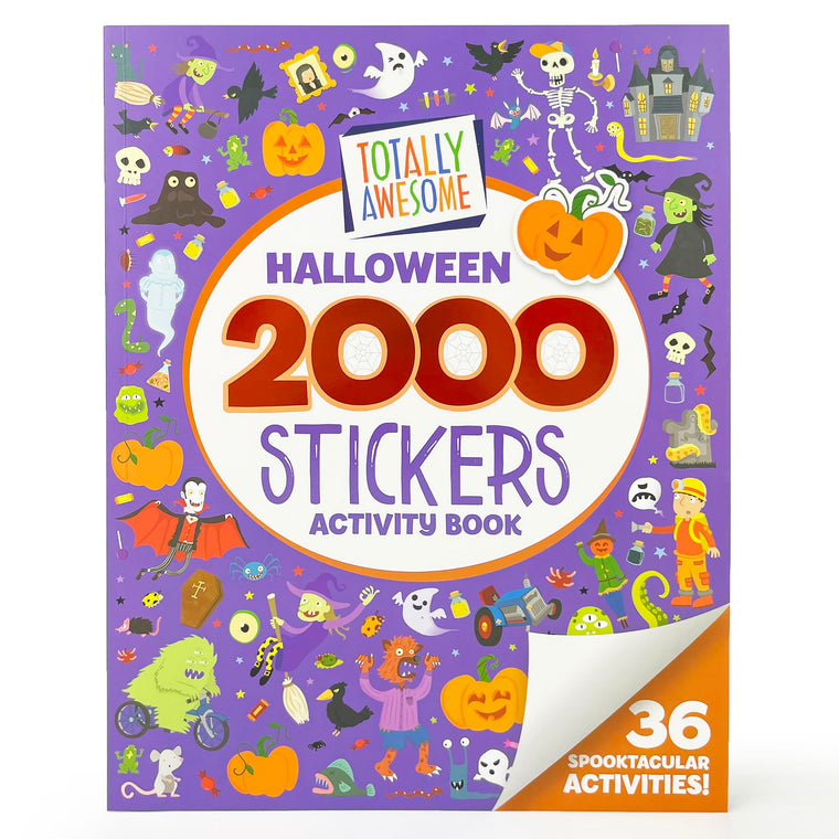 2000 Stickers Halloween Sticker Activity and Puzzle Book - Super Scary Spooktacular Sticker Book