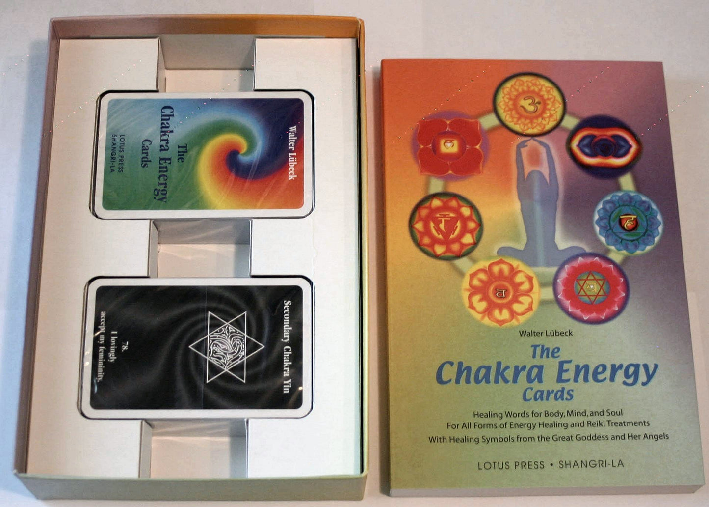 Chakra Energy Cards, The Book and Card Set