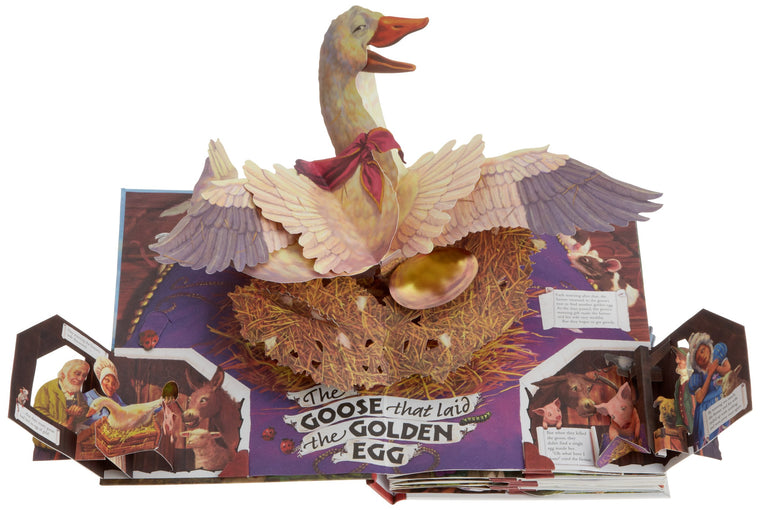 Aesop's Fables: A Pop-Up Book of Classic Tales — back cover