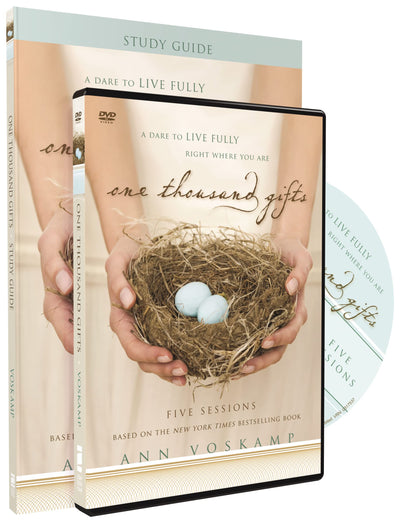 One Thousand Gifts Study Guide with DVD: A Dare to Live Fully Right Where You Are