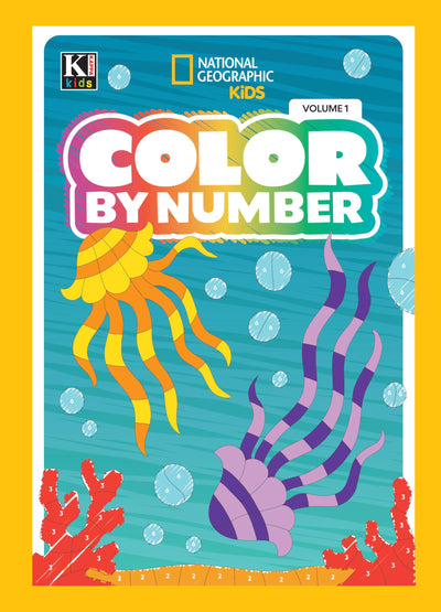 National Geographic Kids Color By Number Coloring Activity Book