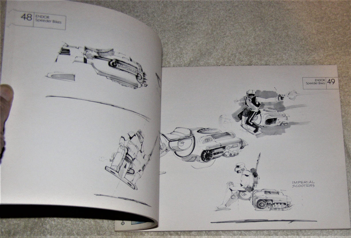 Return of the Jedi Sketchbook by Joe Johnston