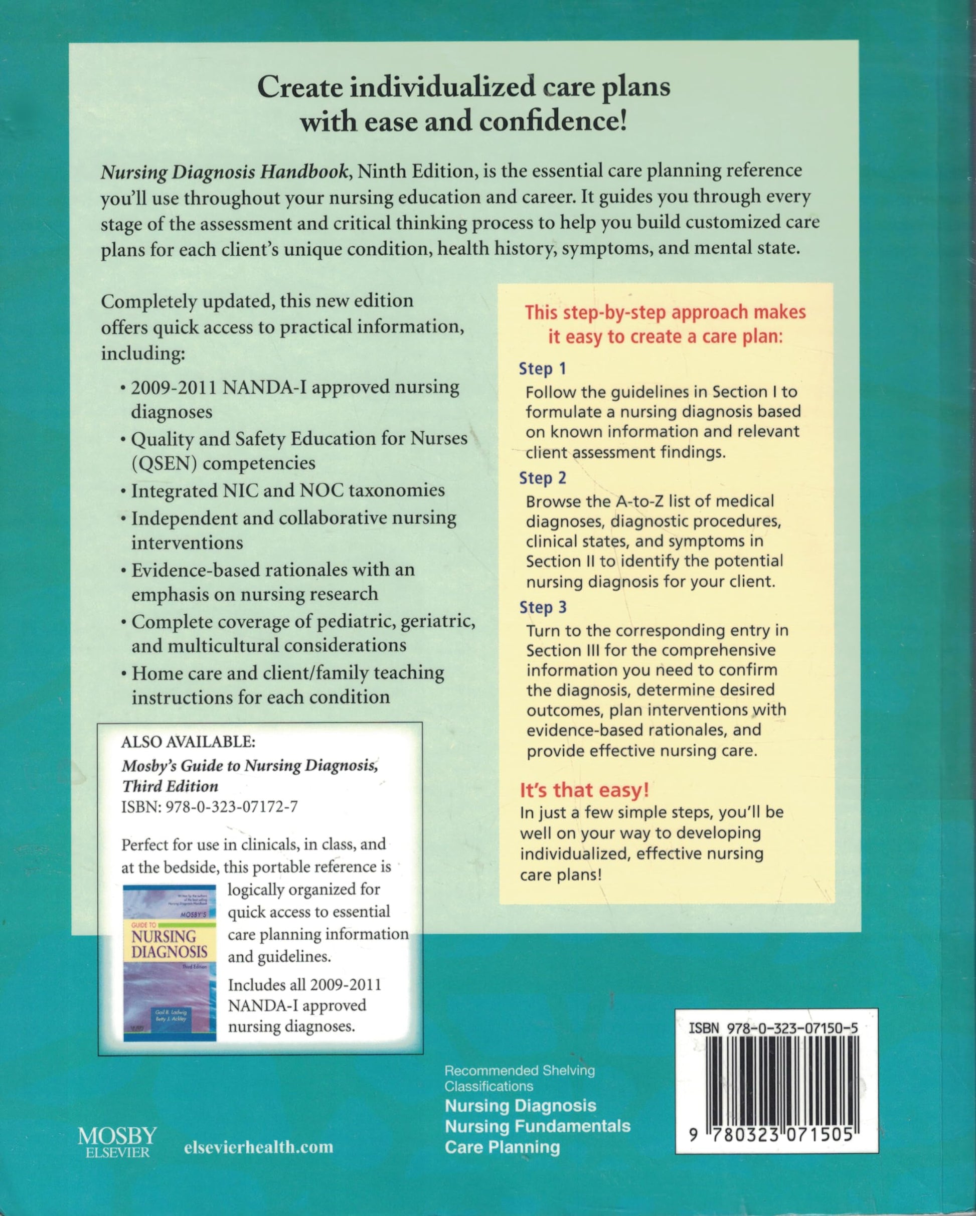 Nursing Diagnosis Handbook: An Evidence-Based Guide to Planning Care