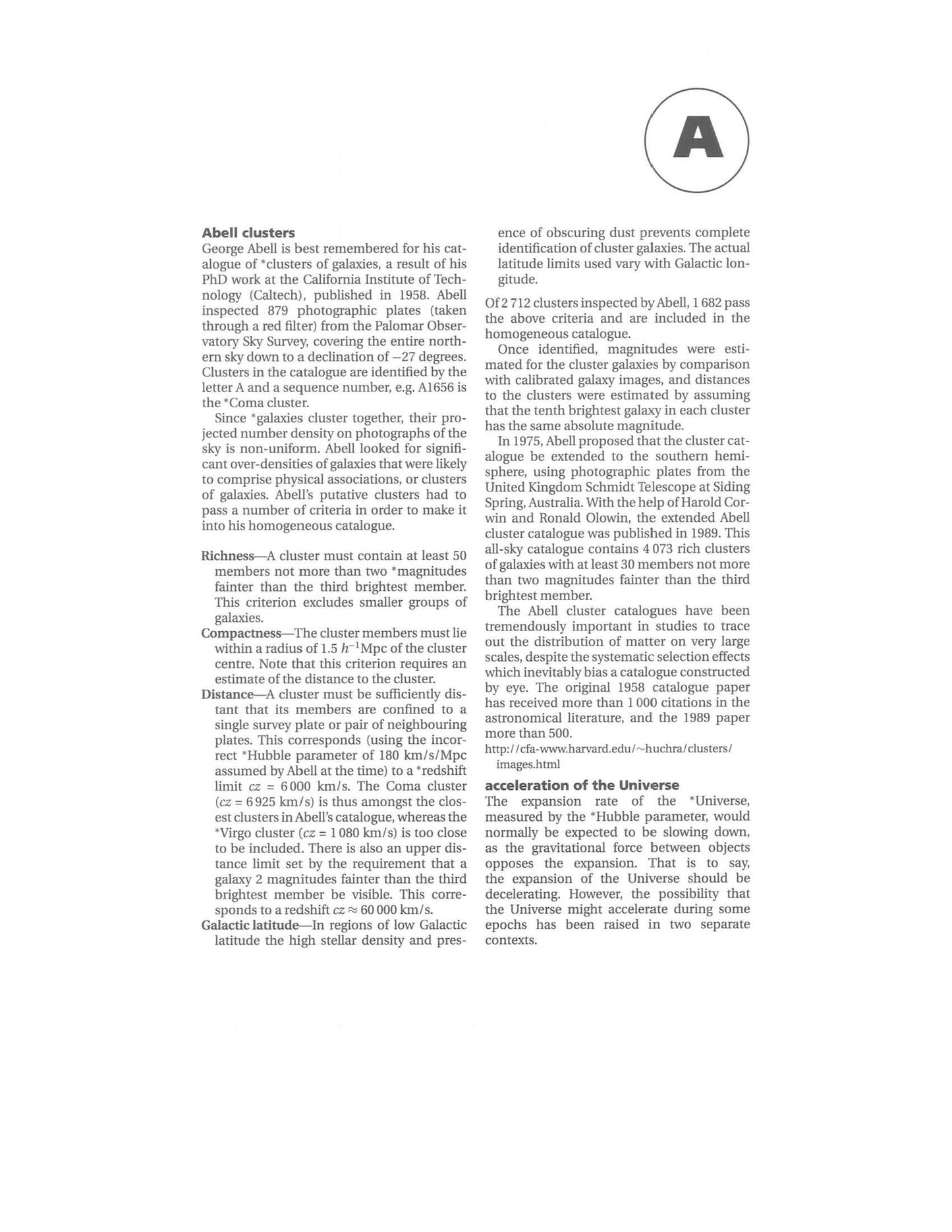 The Oxford Companion to Cosmology (Oxford Quick Reference)