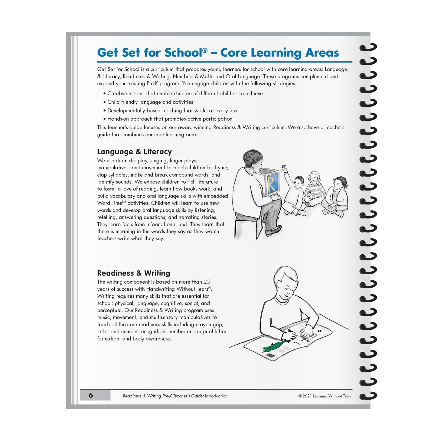 Learning Without Tears Readiness & Writing, Age 3, Preschool, Handwriting Practice, Writing Book, School & Home, Language Arts, Tutoring, Sensory