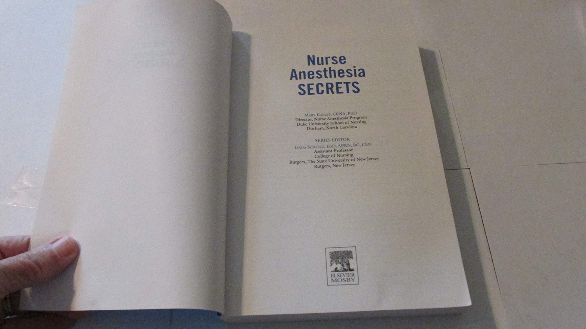 Nurse Anesthesia Secrets