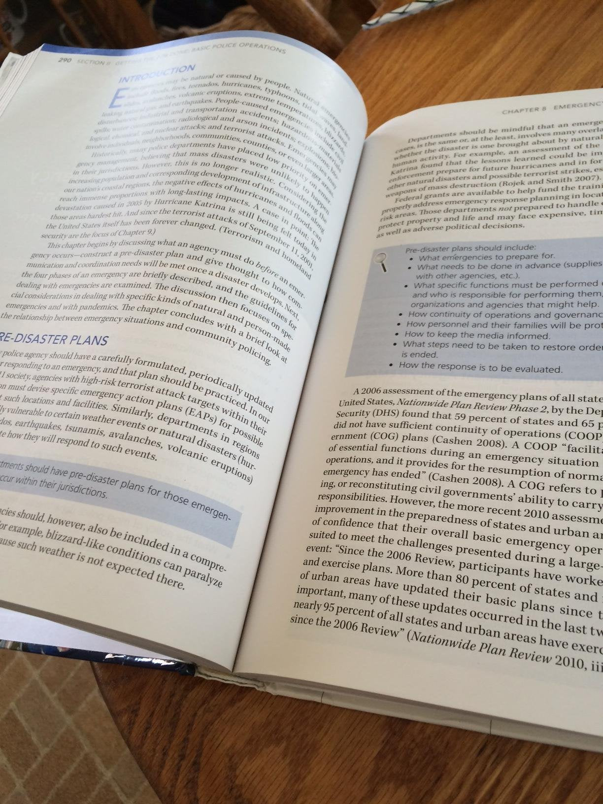 Police Operations: Theory and Practice