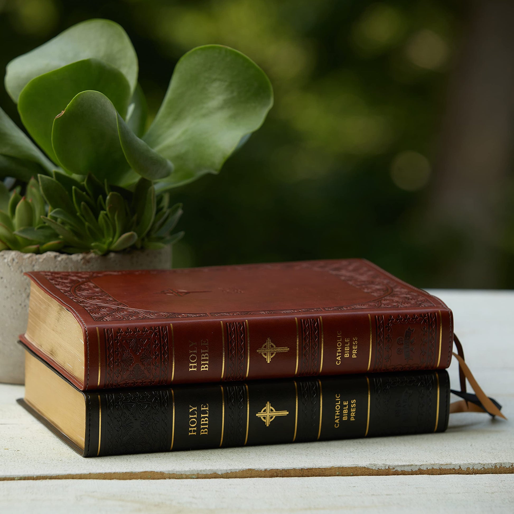NABRE, New American Bible, Revised Edition, Catholic Bible, Large Print Edition, Leathersoft, Brown, Thumb Indexed, Comfort Print: Holy Bible
