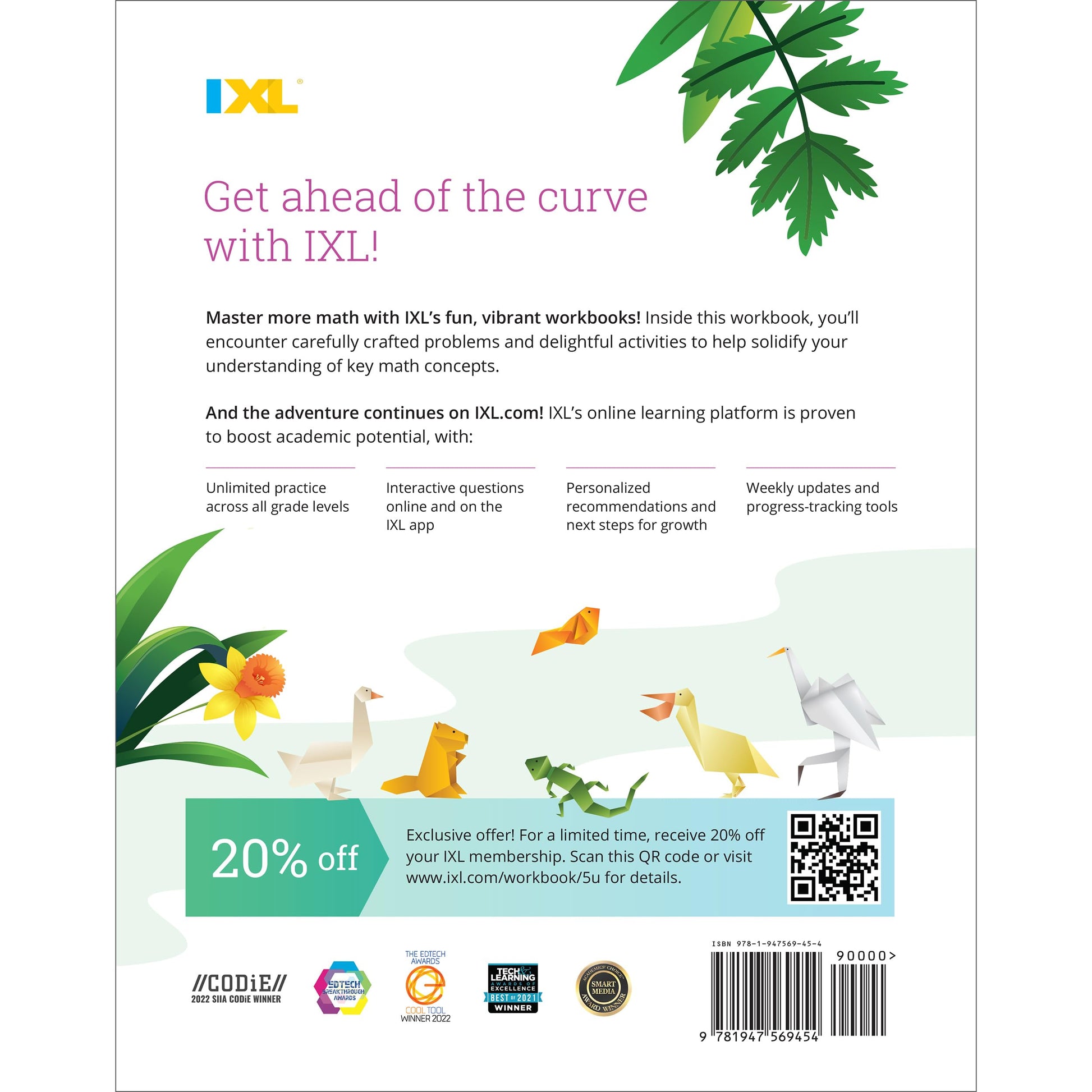 IXL The Ultimate 5th Grade Math Workbooks, Mathematics Book for Kids Ages 10-11 Covering Multiplication, Division, Fractions, Decimals, Geometry, and More