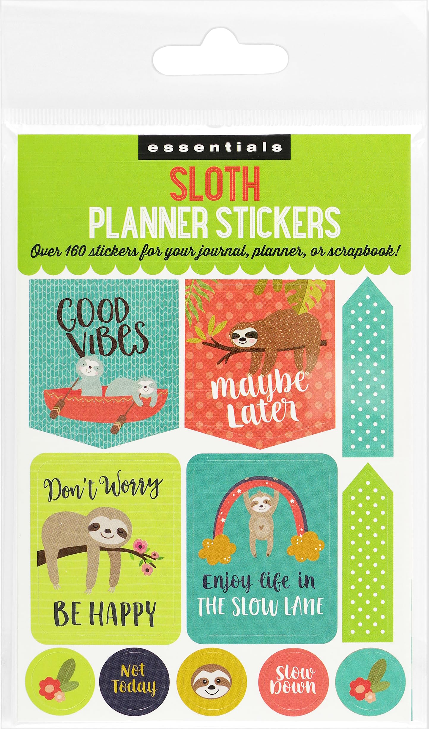 Essentials Sloth Planner Stickers (over 160 stickers!)