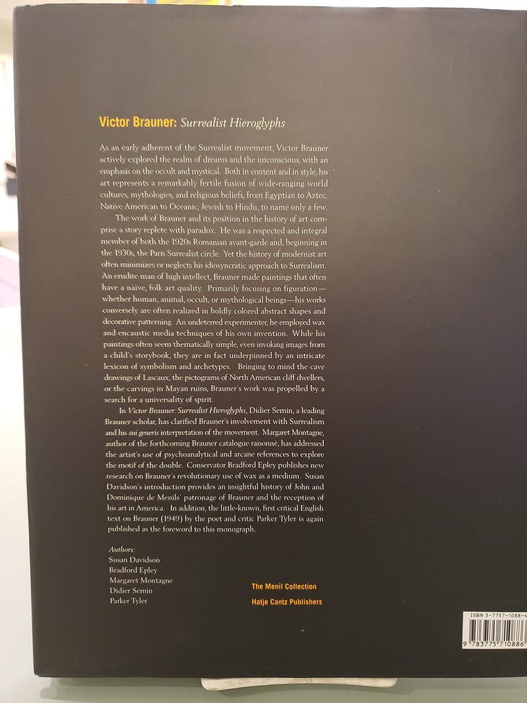 Victor Brauner: Surrealist Hieroglyphs — back cover