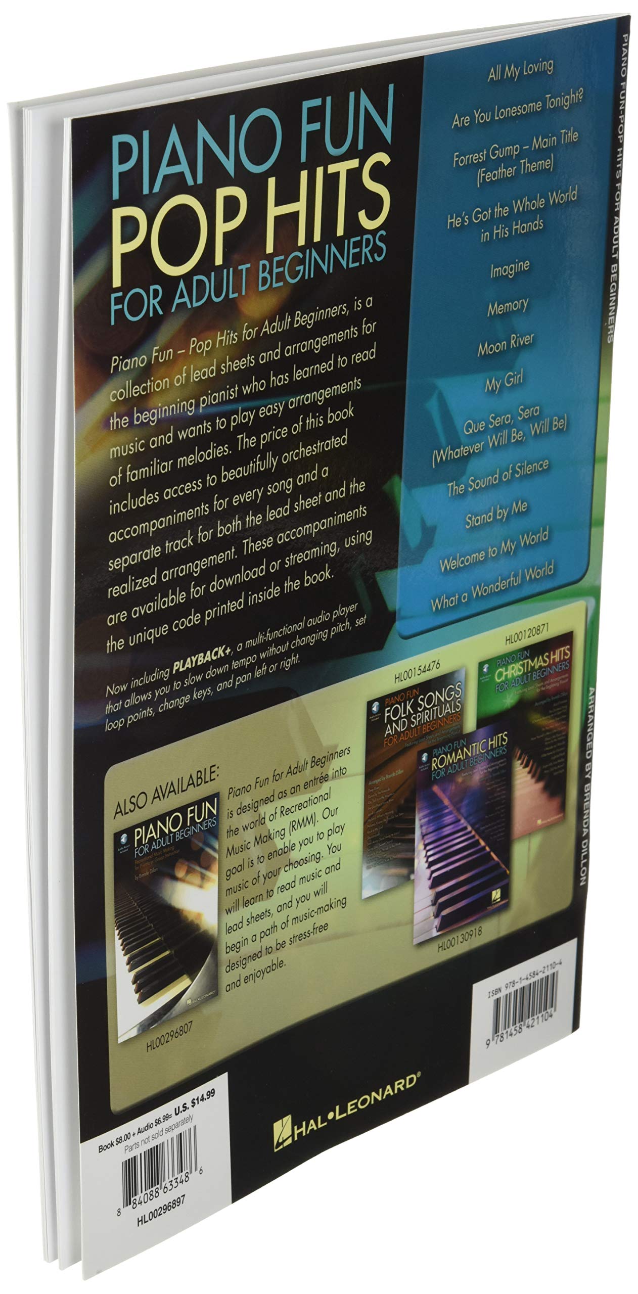 Piano Fun-Pop Hits For Adult Beginners Book/Audio Online