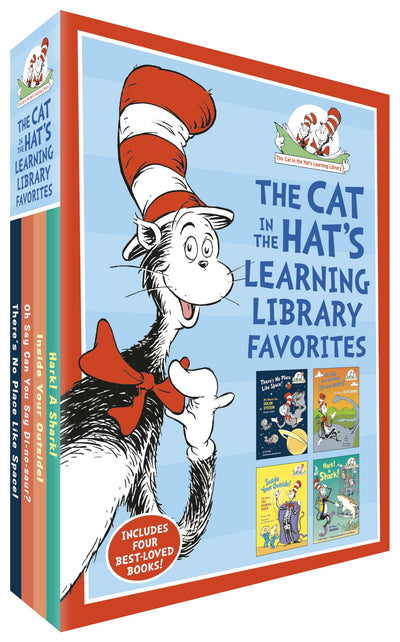 The Cat in the Hat's Learning Library Favorites: There's No Place Like Space!; Oh Say Can You Say Di-no-saur?; Inside Your Outside!; Hark! A Shark!