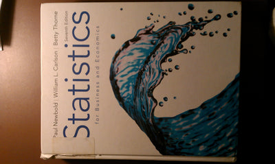 Statistics for Business and Economics