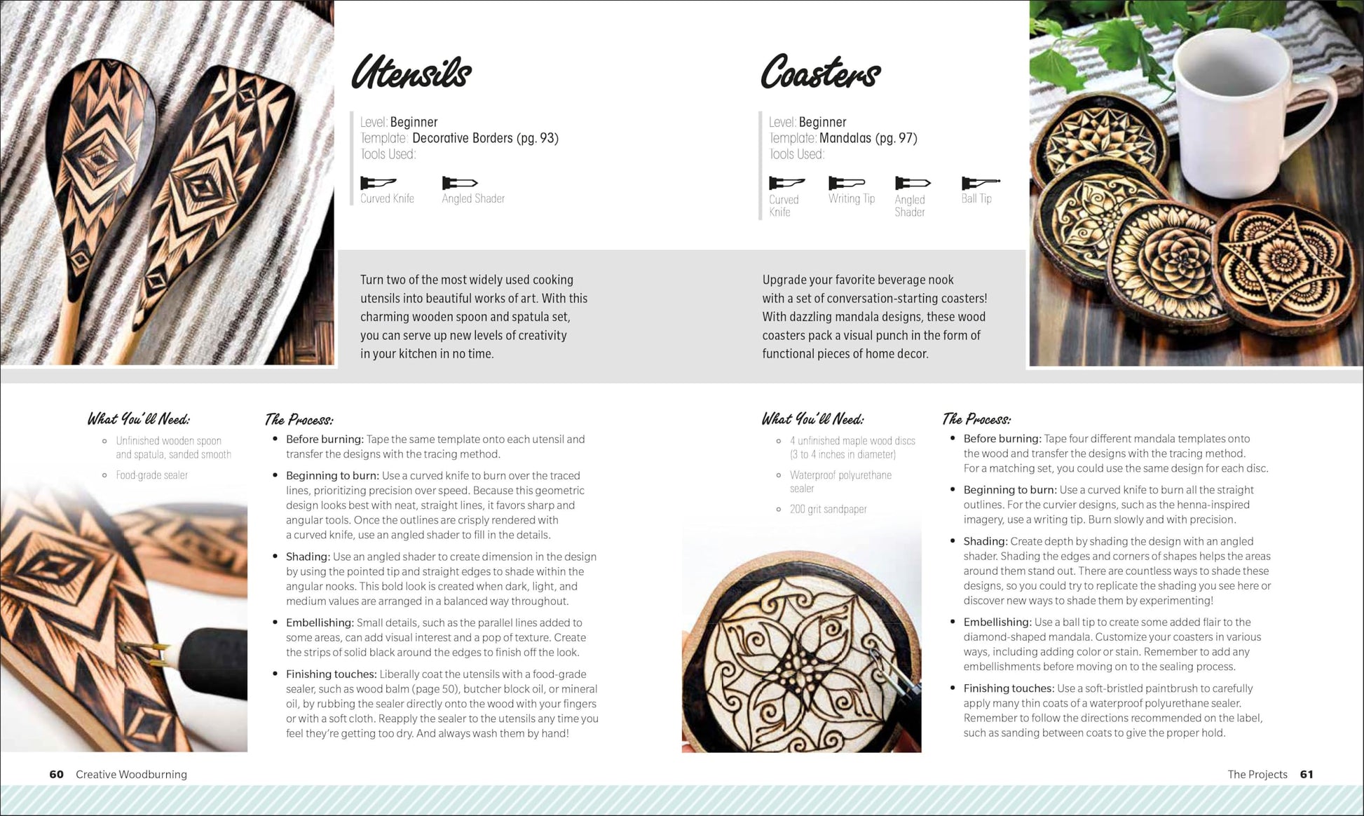 Creative Woodburning: Projects, Patterns and Instruction to Get Crafty with Pyrography