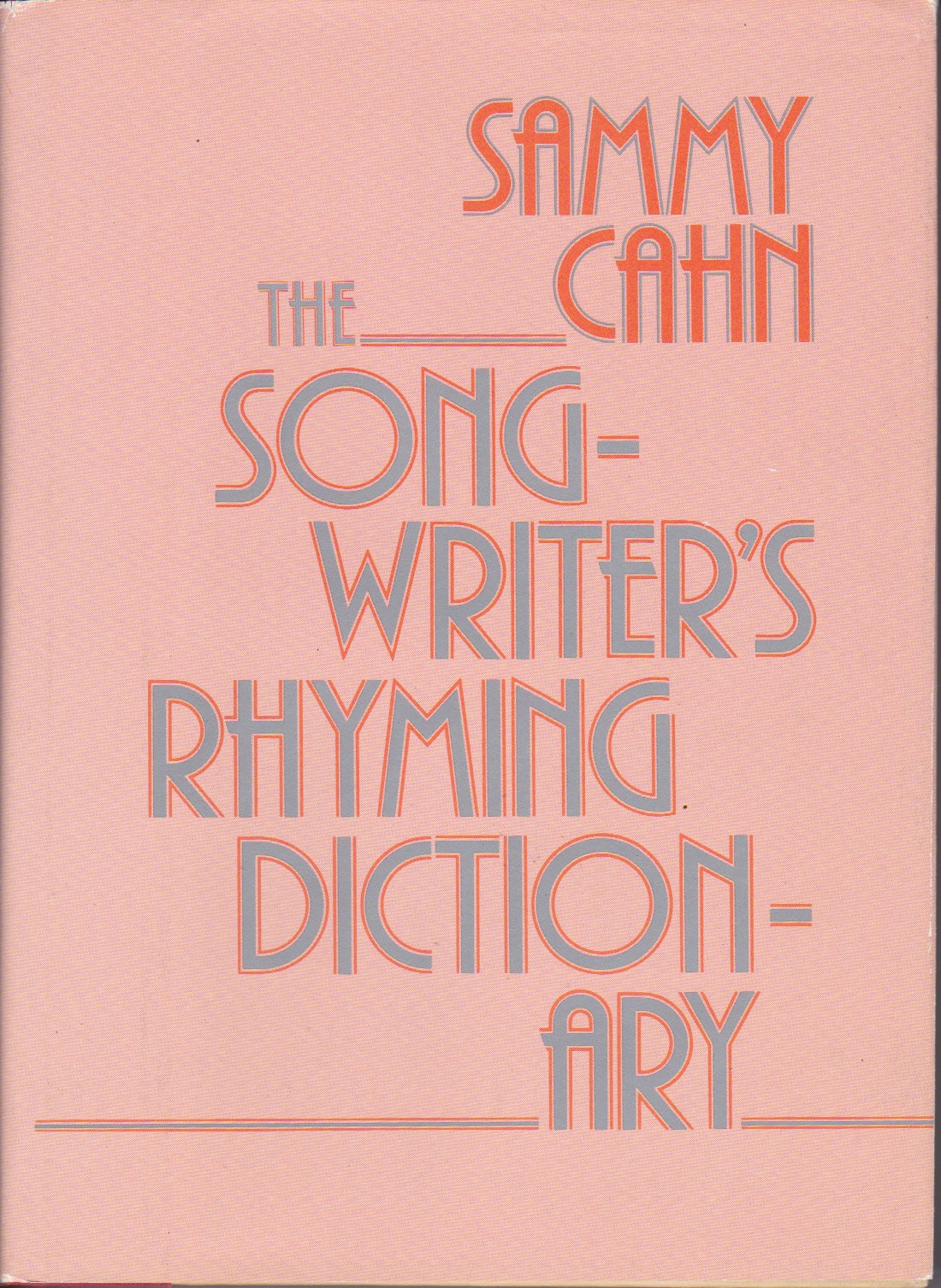 The Songwriter's Rhyming Dictionary
