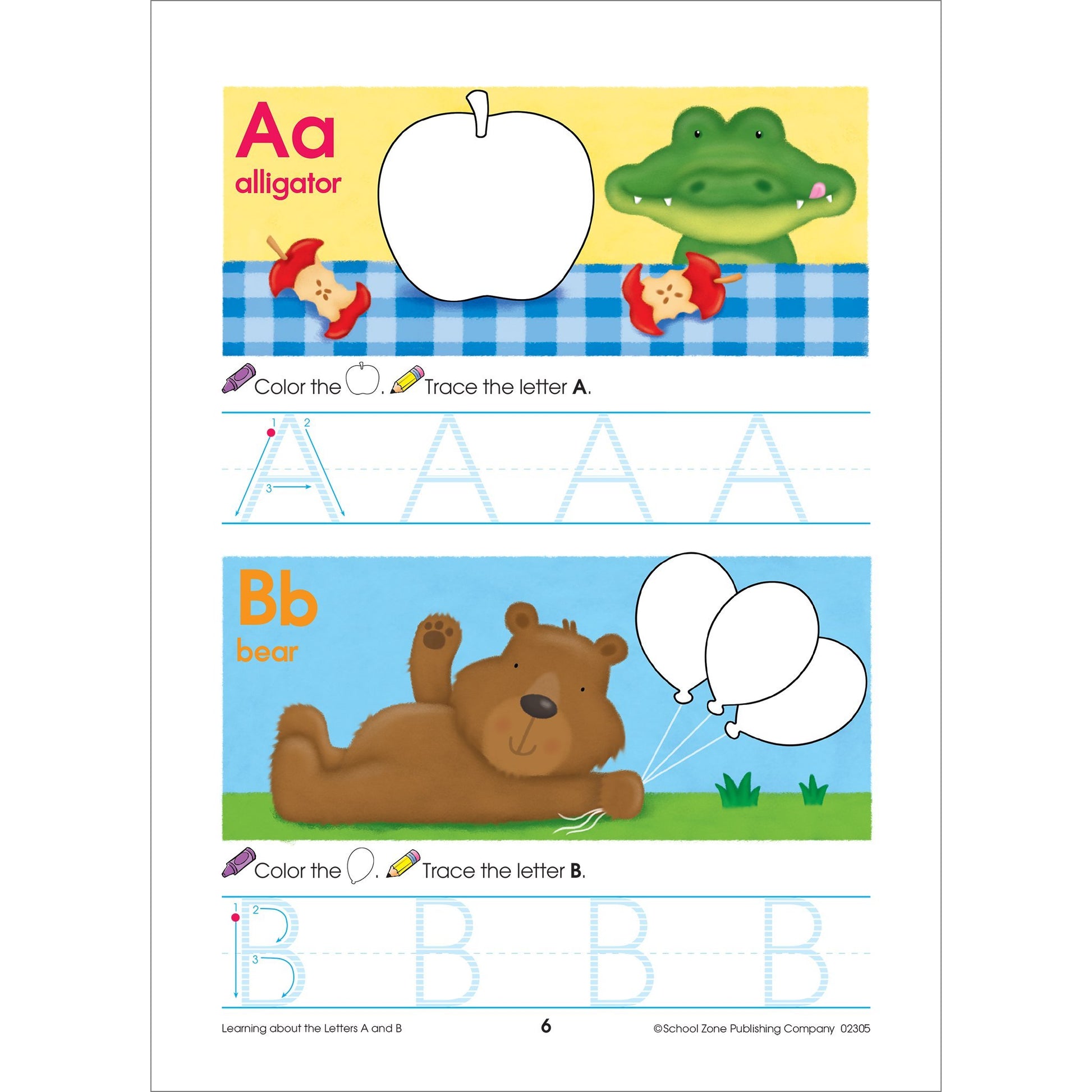School Zone Preschool Scholar Workbook: 64 Pages, Pre-K, Kindergarten, Beginner Reading, Early Math, Science, ABCs, Writing, Problem Solving, Ages 3-5