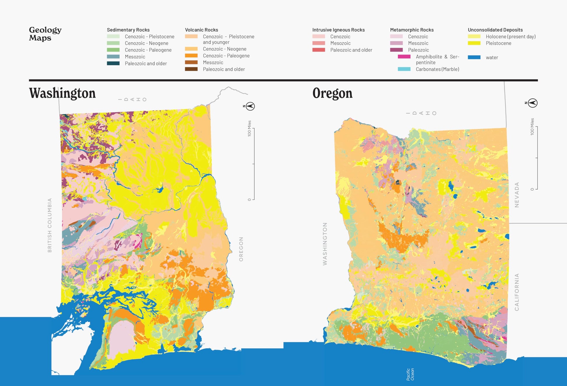 A Rockhounds Guide to Oregon & Washington (Mountaineers)
