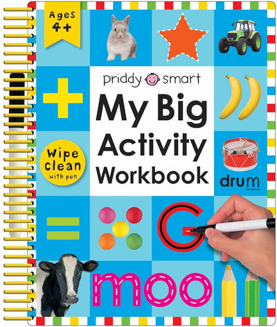 My Big Activity Workbook (Wipe Clean Activity Book): Practice Pen Control, Spelling, Math, and More!