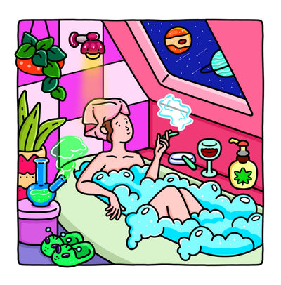 Stoner Life: High and Wild Coloring Book for Adults