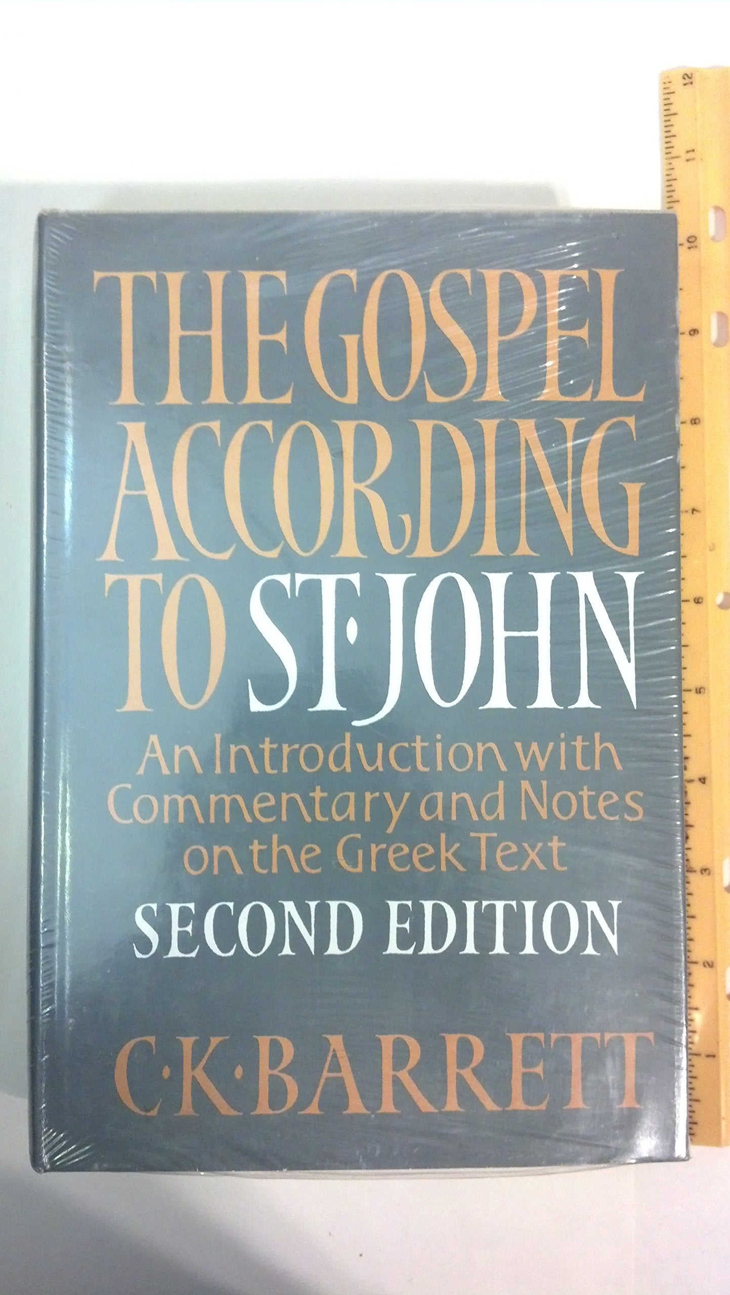 Gospel According to St. John: An Introduction With Commentar
