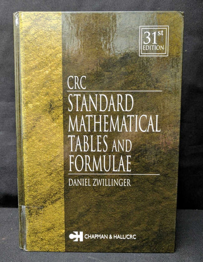 CRC Standard Mathematical Tables and Formulae, 31st Edition (Advances in Applied Mathematics)