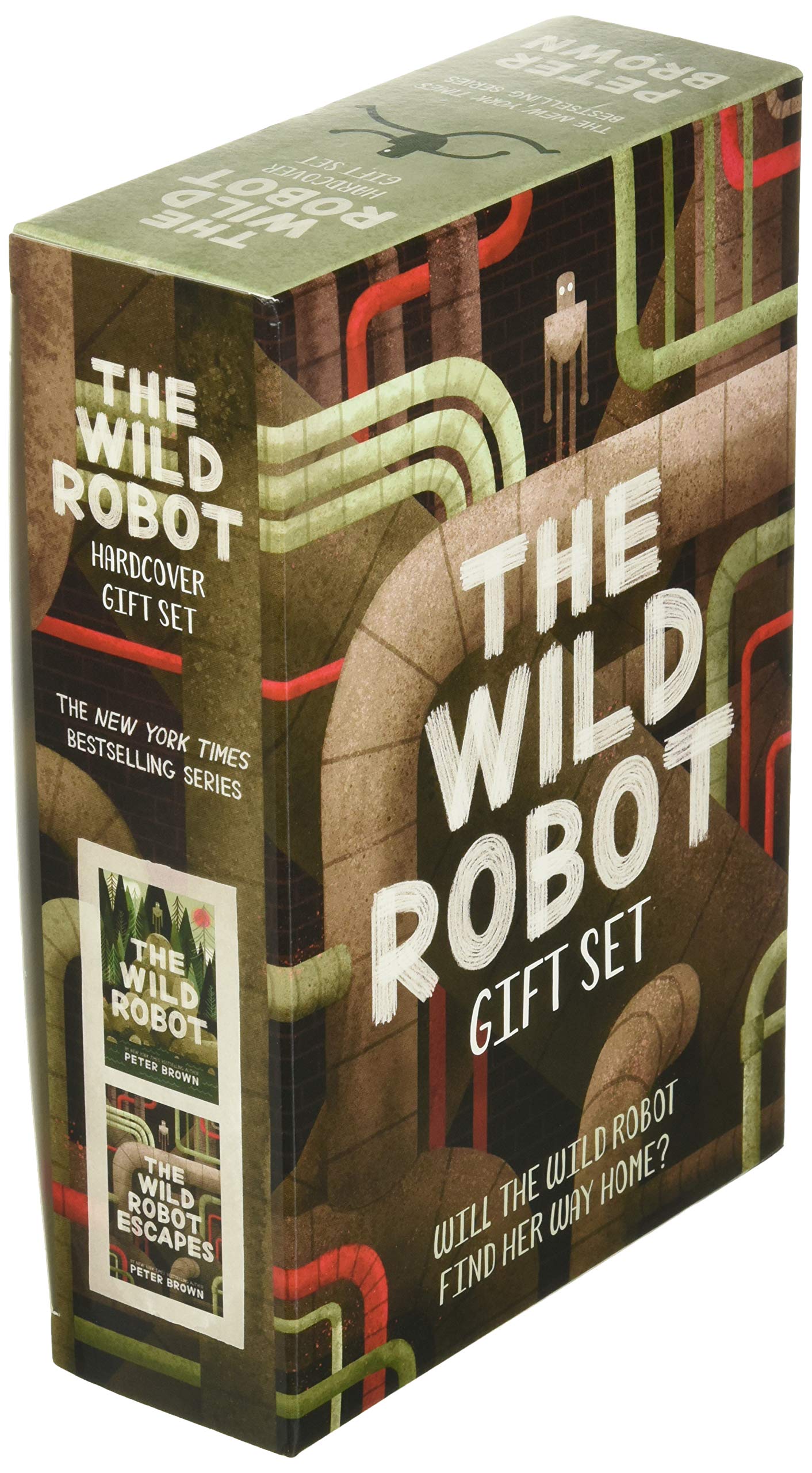 The Wild Robot Hardcover Gift Set by Peter Brown