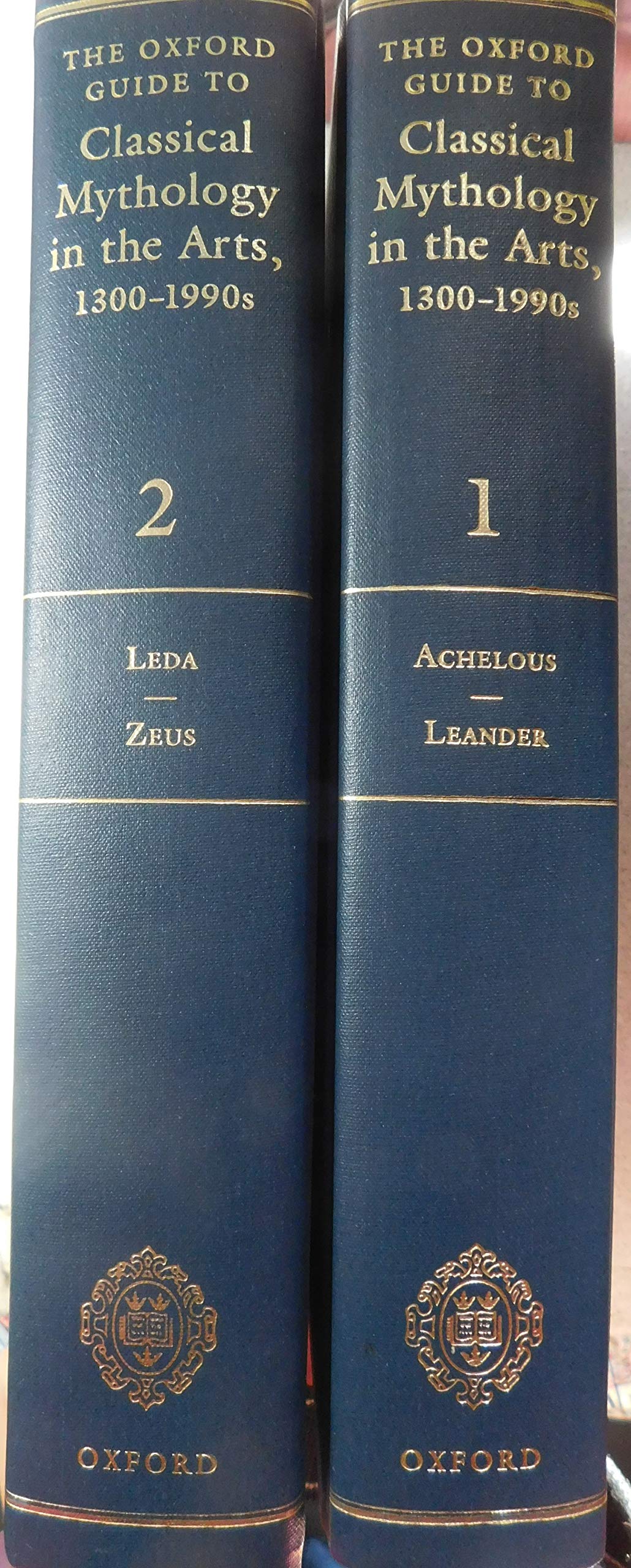 The Oxford Guide to Classical Mythology in the Arts, 1300-1990s: 2 Volumes