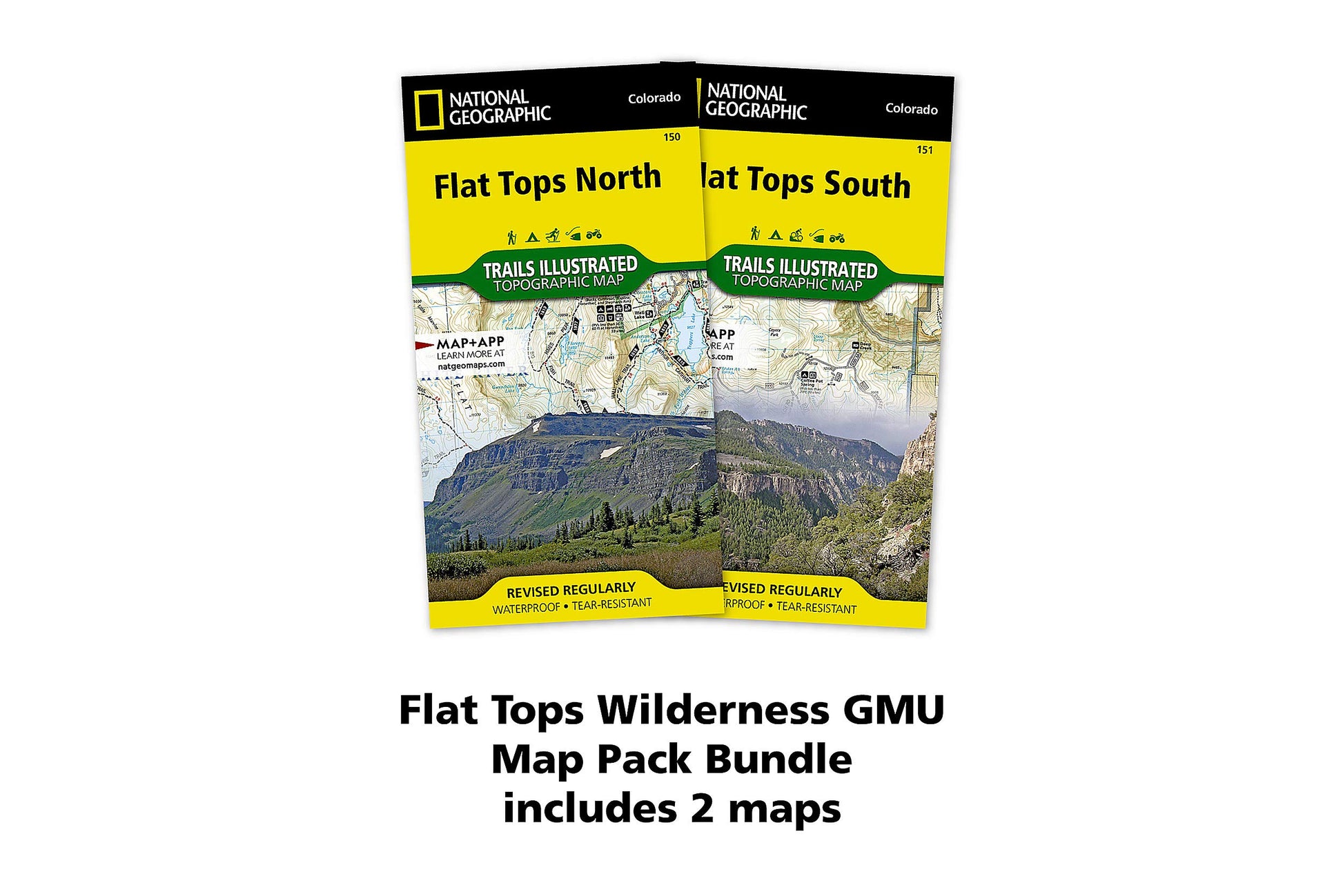 Flat Tops Wilderness GMU [Map Pack Bundle] (National Geographic Trails Illustrated Map)
