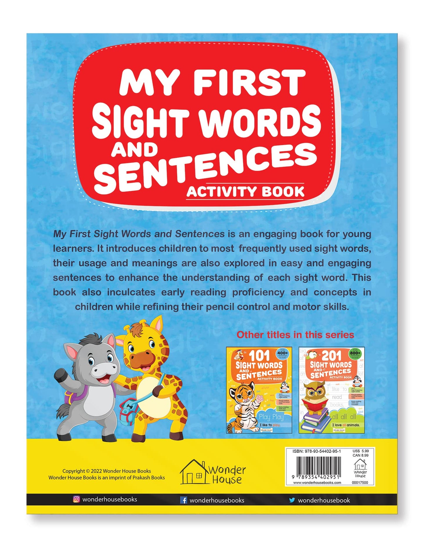 My First Sight Words And Sentences