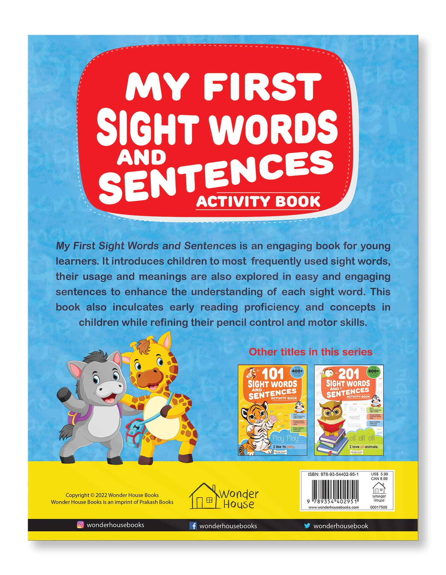 My First Sight Words And Sentences