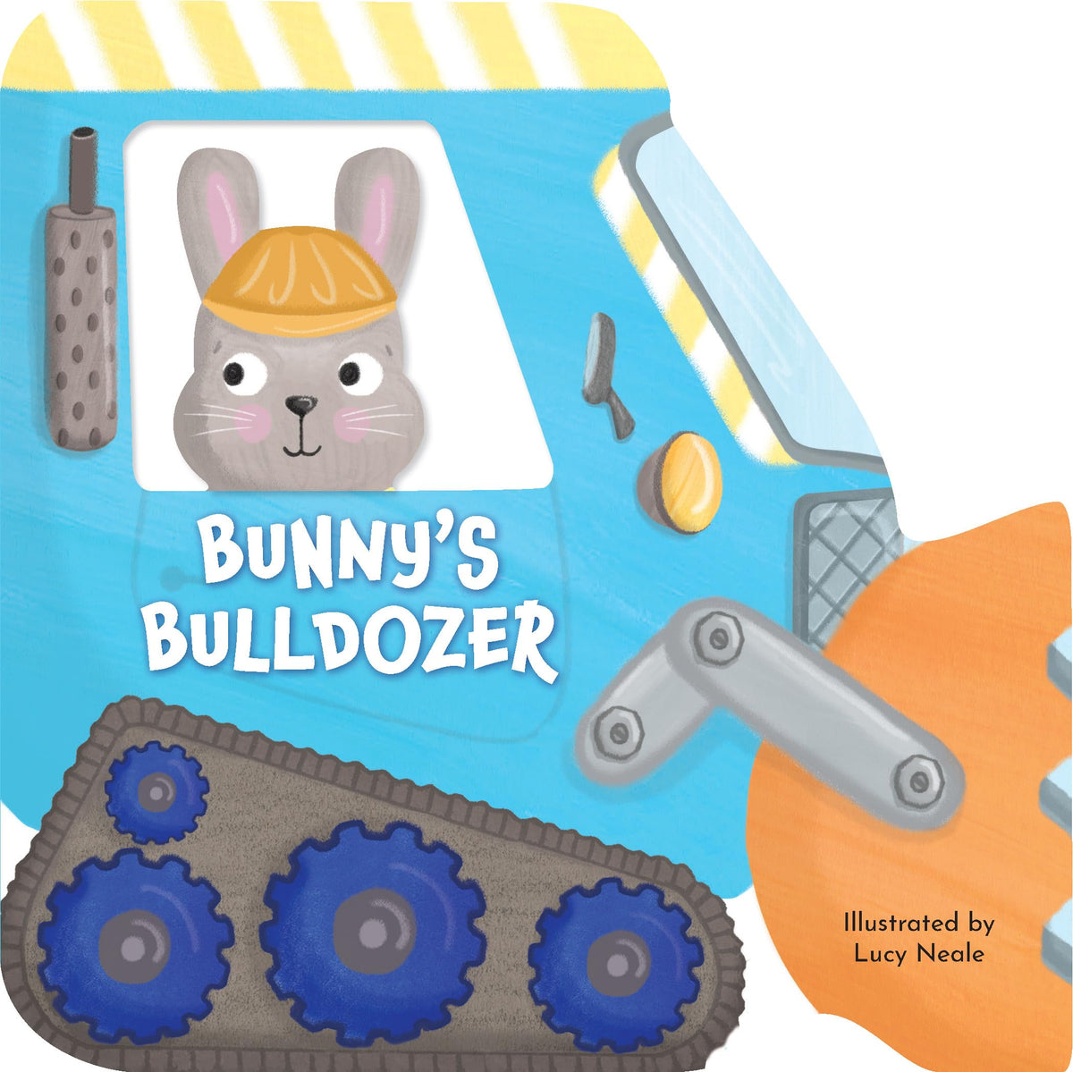 Mini Vehicles Bunny's Bulldozer - An Interactive Adventure Board Book for Toddlers