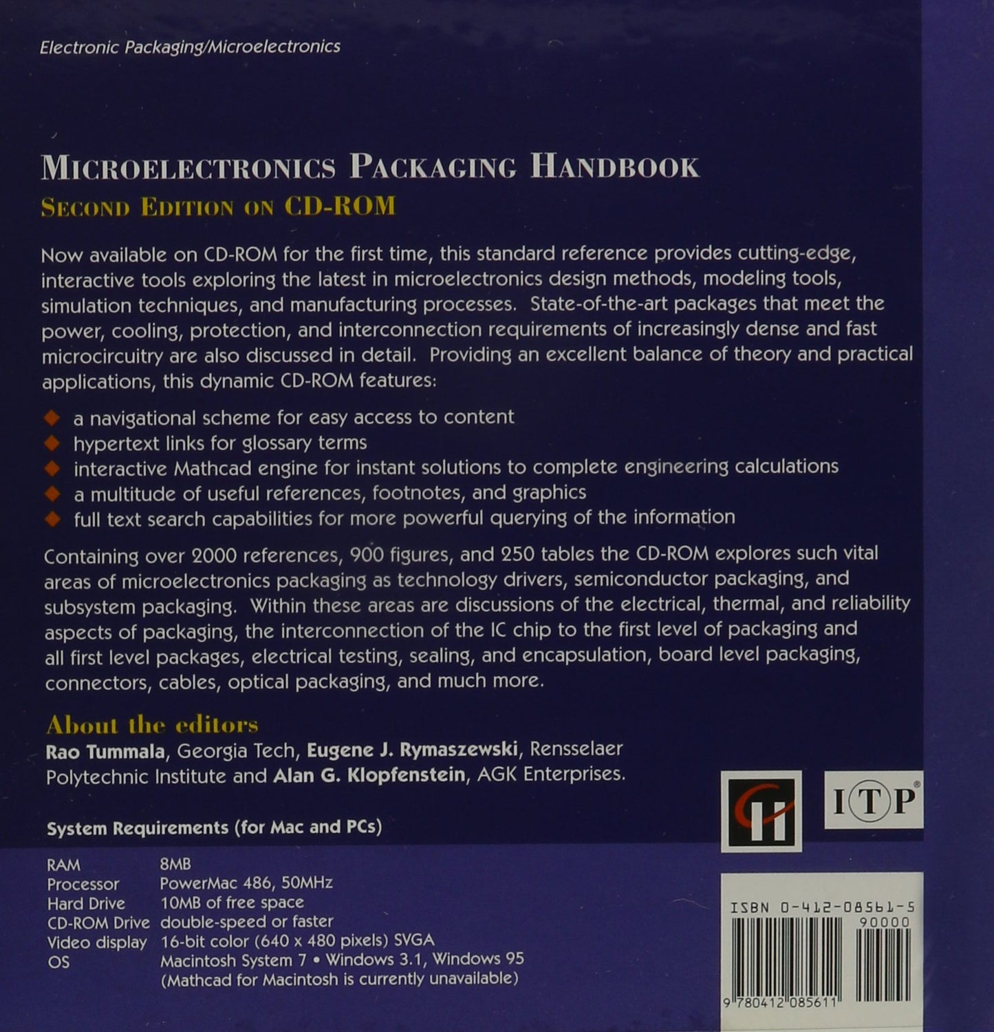 Microelectronics Packaging Handbook on CD-ROM