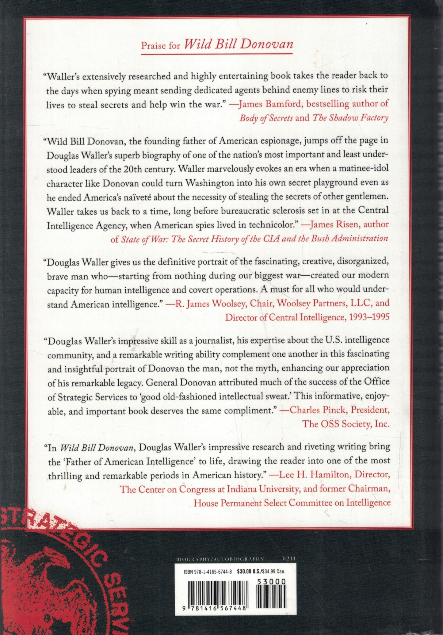 Wild Bill Donovan: The Spymaster Who Created the OSS and Modern American Espionage