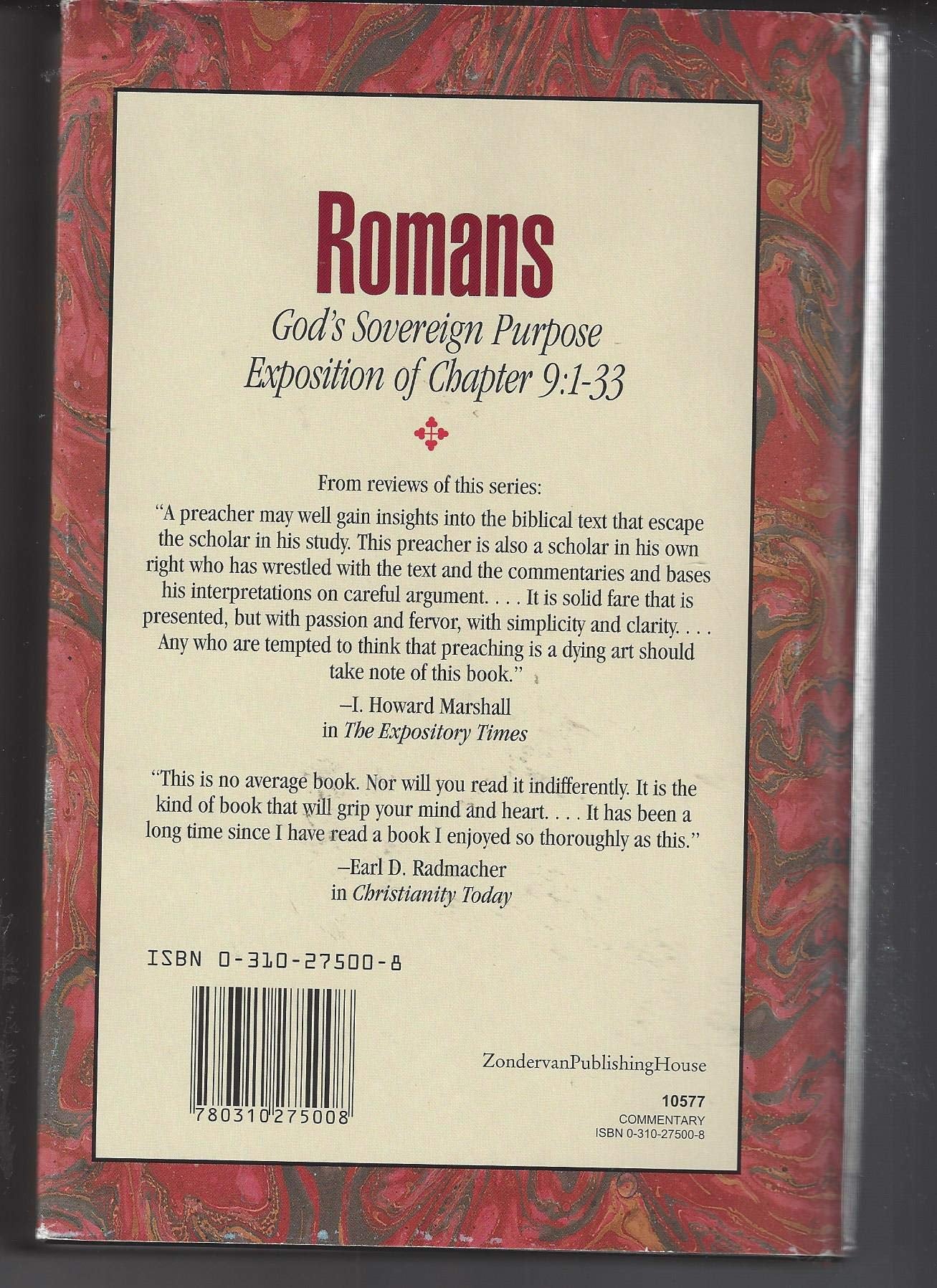 Romans: An Exposition of Chapter 9 : God's Sovereign Purpose