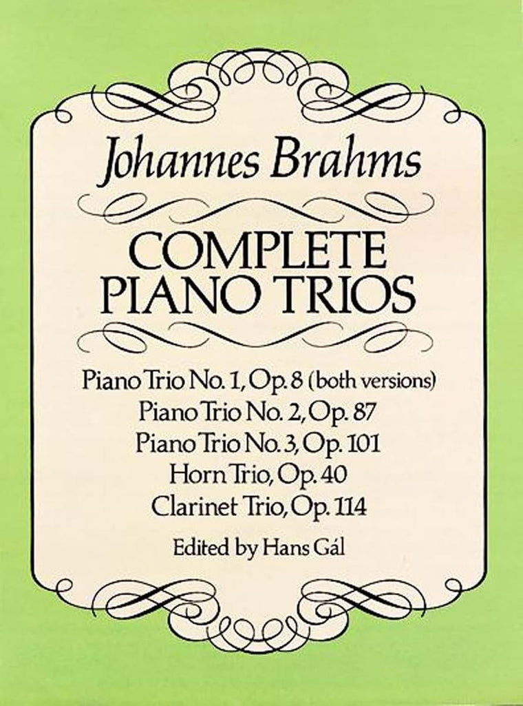 Complete Piano Trios (Dover Chamber Music Scores)